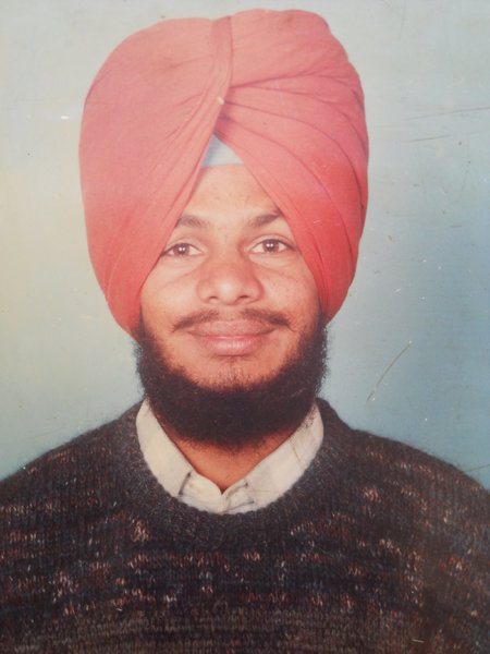 Photo of Amarjit Singh, victim of extrajudicial execution on March 11, 1992, in Jagraon,  by Punjab Police; Central Reserve Police Force, in Jagraon CIA Staff, by Punjab Police