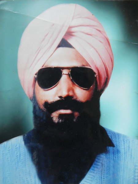 Photo of Jarnail Singh, victim of extrajudicial execution on May 05, 1989, in Jagraon, by Punjab Police