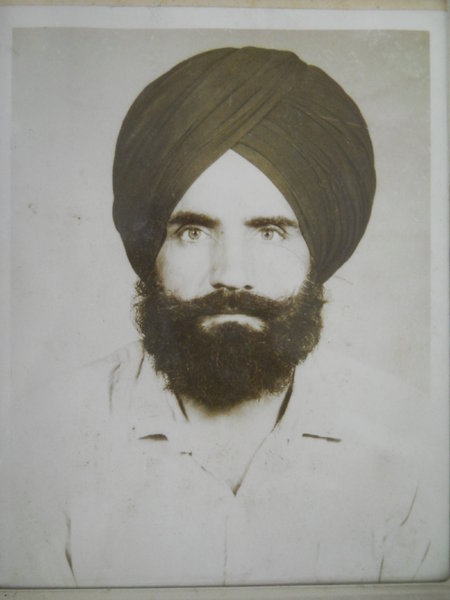 Photo of Shingara Singh, victim of extrajudicial execution between June 20, 1989 and June 25,  1989, in Ludhiana, by Punjab Police