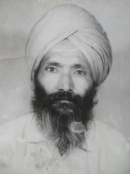 Photo of Harnek Singh, victim of extrajudicial execution on May 17, 1989, in Jagraon, by Punjab Police