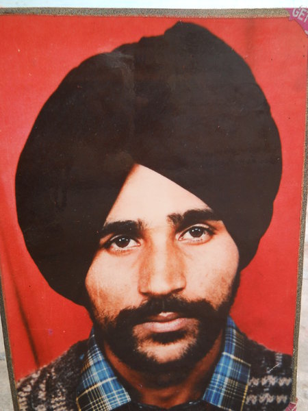 Photo of Sulakhan Singh, victim of extrajudicial execution on January 03, 1991, in Sherpur, by Punjab Police