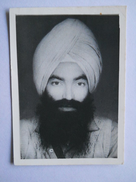 Photo of Swaran Singh, victim of extrajudicial execution on July 22, 1993, in Payal, by Punjab Police