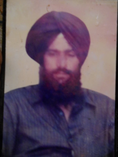 Photo of Makhan Singh, victim of extrajudicial execution on December 12, 1992, in Mansa CIA Staff, Budhlada, by Punjab Police
