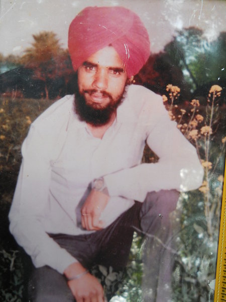 Photo of Lakhvir Singh, victim of extrajudicial execution on October 09, 1992, in Jaurkian, by Punjab Police