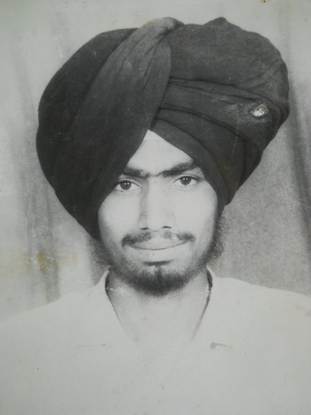 Photo of Sajjan Singh, victim of extrajudicial execution on December 02, 1992, in Makhu, by Punjab Police