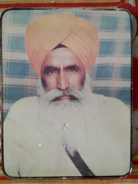 Photo of Jagjeet Singh, victim of extrajudicial execution on March 18, 1986Black cat