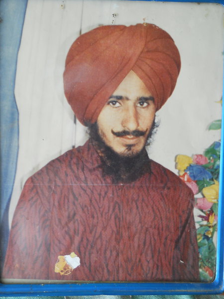 Photo of Gursewak Singh, victim of extrajudicial execution on July 04, 1990, in Jagraon, by Punjab Police