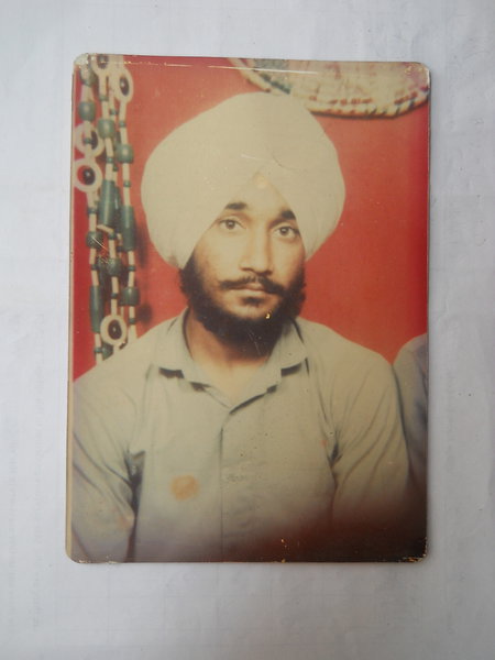Photo of Gursewak Singh, victim of extrajudicial execution between July 29, 1991 and July 31,  1991Punjab Police
