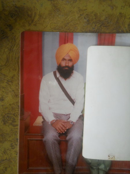 Photo of Kulwant Singh, victim of extrajudicial execution between April 3, 1992 and April 4,  1992, in Mehna, by Punjab Police