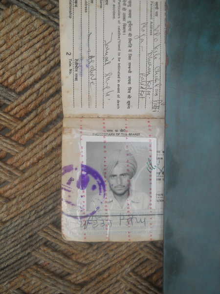 Photo of Pavitter Singh, victim of extrajudicial execution between February 1, 1989 and March 31,  1989Central Reserve Police Force