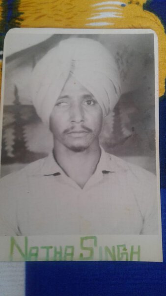 Photo of Natha Singh, victim of extrajudicial execution between August 15, 1990 and September 15,  1990, in Mehna, by Punjab Police