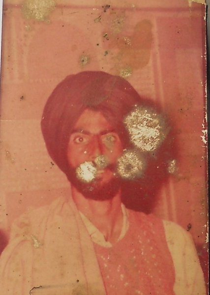 Photo of Nachattar Singh, victim of extrajudicial execution on September 02, 1989, in Firozpur, by Punjab Police; Border Security Force; Central Reserve Police Force