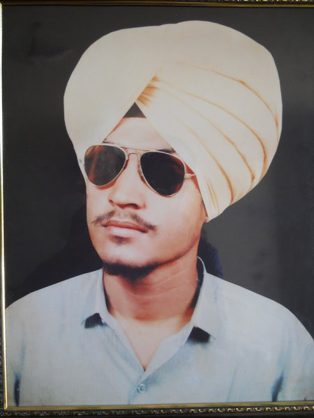 Photo of Jinderpal Singh, victim of extrajudicial execution between September 9, 1991 and September 15,  1991, in Moonak, by Punjab Police