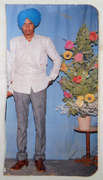Photo of Jagtar Singh, victim of extrajudicial execution between October 1, 1992 and November 30,  1992, in Anandpur Sahib, by Punjab Police