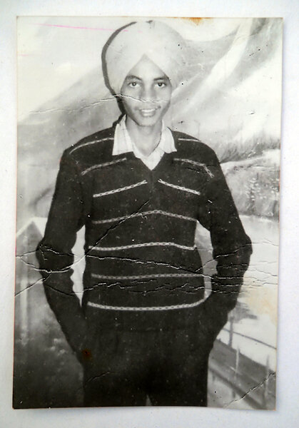 Photo of Paramjit Singh, victim of extrajudicial execution on November 29, 1992, in Rupnagar CIA Staff, Rupnagar,  by Punjab Police; Criminal Investigation Agency, in Rupnagar, by Punjab Police