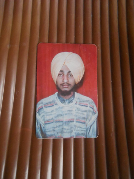 Photo of Jasvir Singh, victim of extrajudicial execution between August 25, 1991 and August 27,  1991, in Chamkaur Sahib, Chandigarh, by Punjab Police