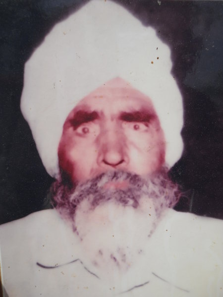 Photo of Pritam Singh, victim of extrajudicial execution between November 15, 1994 and December 16,  1994, in Sangrur, Ladda Kothi CIA Staff, by Punjab Police