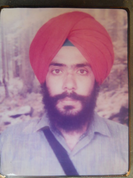 Photo of Harpal Singh, victim of extrajudicial execution on July 06, 1992, in Mutiya Ghat